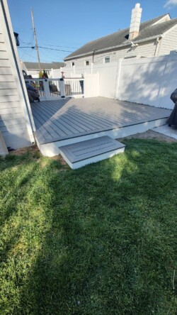 Lower level deck